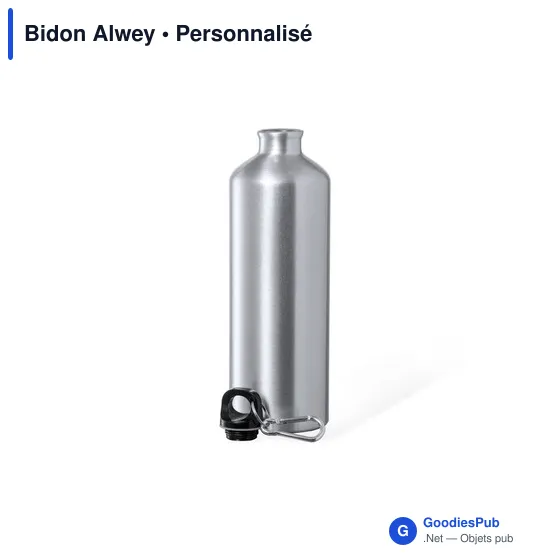 Gourde personnalisable avec logo pour entreprises - Alwey - Image 3