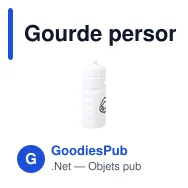 Gourde personnalisable avec logo pour entreprises - Modèle Copil - Miniature 1