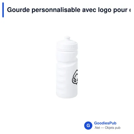 Gourde personnalisable avec logo pour entreprises - Modèle Copil