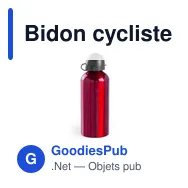 Bidon cycliste personnalisable Barrister avec logo - Miniature 1