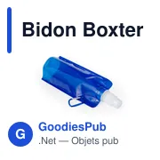 Gourde personnalisable Bidon Boxter avec logo - 400 ml - Miniature 7