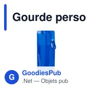 Gourde personnalisable Bidon Boxter avec logo - 400 ml - Miniature 8