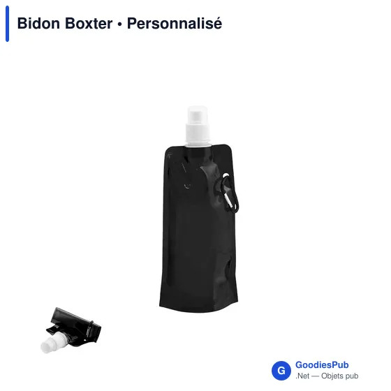 Gourde personnalisable Bidon Boxter avec logo - 400 ml - Image 10