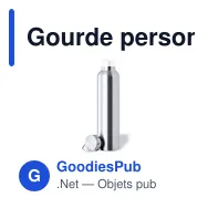 Gourde personnalisable avec logo pour entreprises - Modèle Cheddy - Miniature 3
