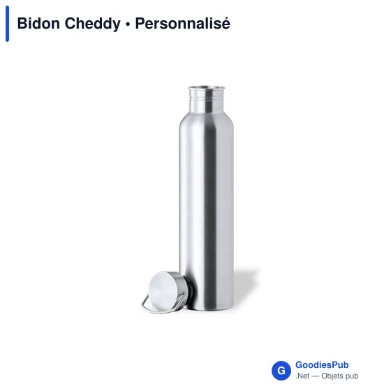 Gourde personnalisable avec logo pour entreprises - Modèle Cheddy - Image 3