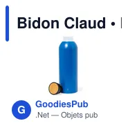 Bidon Claud - Miniature 12