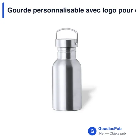 Gourde personnalisable avec logo pour entreprises - 500 ml