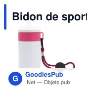 Bidon de sport personnalisable en LDPE et PP avec logo - Bague 500 ml - Miniature 3