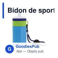 Bidon de sport personnalisable en LDPE et PP avec logo - Bague 500 ml - Miniature 4