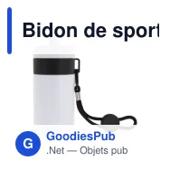 Bidon de sport personnalisable en LDPE et PP avec logo - Bague 500 ml - Miniature 6