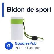 Bidon de sport personnalisable en LDPE et PP avec logo - Bague 500 ml - Miniature 7