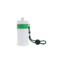 Variante Blanc / vert - Bidon de sport personnalisable en LDPE et PP avec logo - Bague 500 ml