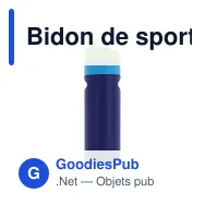 Bidon de sport personnalisable 750 ml avec logo - Modèle à bague - Miniature 5