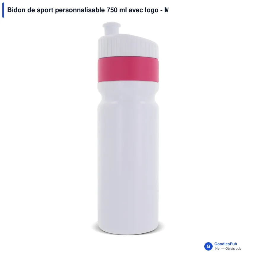 Bidon de sport personnalisable 750 ml avec logo - Modèle à bague - Image 8