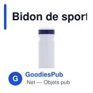 Bidon de sport personnalisable 750 ml avec logo - Modèle à bague - Miniature 9