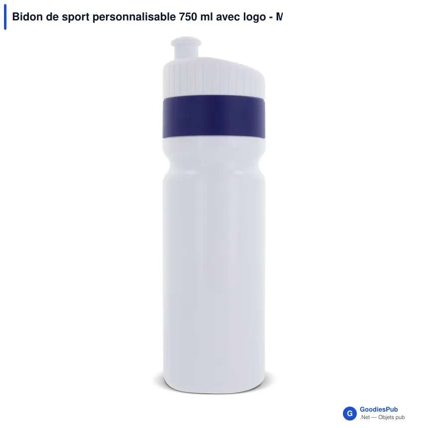 Bidon de sport personnalisable 750 ml avec logo - Modèle à bague - Image 9