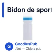 Bidon de sport personnalisable 750 ml avec logo - Modèle à bague - Miniature 10