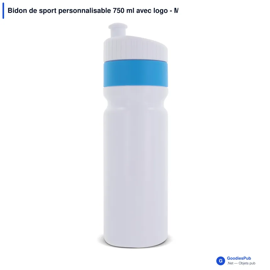 Bidon de sport personnalisable 750 ml avec logo - Modèle à bague - Image 10