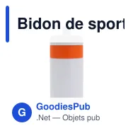 Bidon de sport personnalisable en LDPE et PP avec logo - Bord 500 ml - Miniature 12