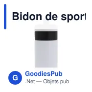 Bidon de sport personnalisable en LDPE et PP avec logo - Bord 500 ml - Miniature 5