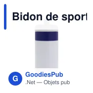 Bidon de sport personnalisable en LDPE et PP avec logo - Bord 500 ml - Miniature 7
