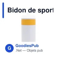 Bidon de sport personnalisable en LDPE et PP avec logo - Bord 500 ml - Miniature 8