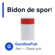 Bidon de sport personnalisable en LDPE et PP avec logo - Bord 500 ml - Miniature 10