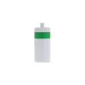 Variante Blanc / vert - Bidon de sport personnalisable en LDPE et PP avec logo - Bord 500 ml