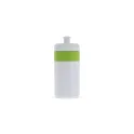 Variante Blanc / vert clair - Bidon de sport personnalisable en LDPE et PP avec logo - Bord 500 ml