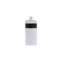 Variante Blanc / Noir - Bidon de sport personnalisable en LDPE et PP avec logo - Bord 500 ml