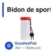Bidon de sport personnalisable à cordon en LDPE et PP avec logo - Bord 750 ml - Miniature 10