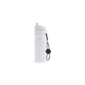 Variante Blanc / Blanc - Bidon de sport personnalisable à cordon en LDPE et PP avec logo - Bord 750 ml