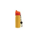 Variante Combinaison - Bidon de sport personnalisable à cordon en LDPE et PP avec logo - Bord 750 ml