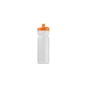 Variante Transparent Orange - Bidon de sport personnalisable en Bio PE 750 ml avec logo - Bio