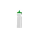 Variante Transparent vert - Bidon de sport personnalisable en Bio PE 750 ml avec logo - Bio