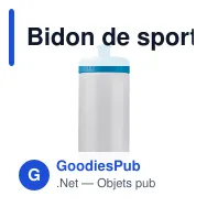 Bidon de sport personnalisable en Bio PE 500 ml avec logo - Basic - Miniature 2