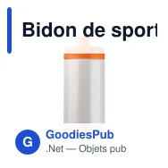 Bidon de sport personnalisable en Bio PE 500 ml avec logo - Basic - Miniature 12