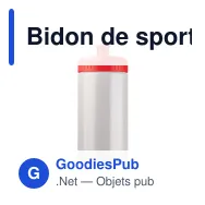 Bidon de sport personnalisable en Bio PE 500 ml avec logo - Basic - Miniature 4