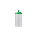 Variante Transparent vert - Bidon de sport personnalisable en Bio PE 500 ml avec logo - Basic