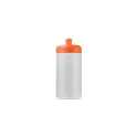 Variante Transparent Orange - Bidon de sport personnalisable en Bio PE 500 ml avec logo - Basic