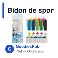 Bidon de sport personnalisable 750 ml avec logo - Classic - Miniature 1