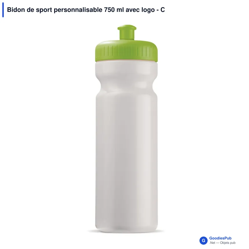 Bidon de sport personnalisable 750 ml avec logo - Classic - Image 12