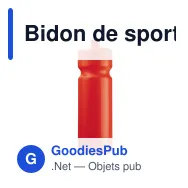 Bidon de sport personnalisable 750 ml avec logo - Classic - Miniature 4