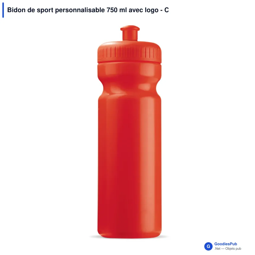 Bidon de sport personnalisable 750 ml avec logo - Classic - Image 4