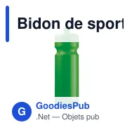 Bidon de sport personnalisable 750 ml avec logo - Classic - Miniature 5