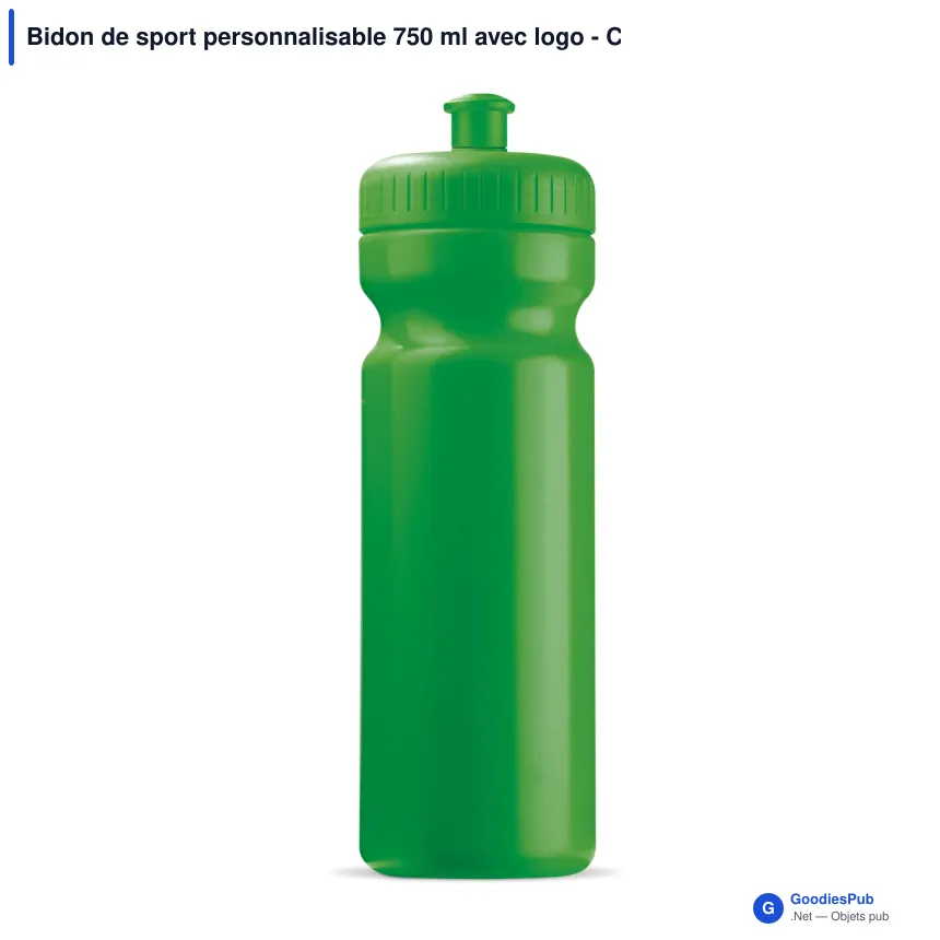 Bidon de sport personnalisable 750 ml avec logo - Classic - Image 5