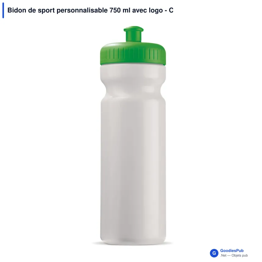 Bidon de sport personnalisable 750 ml avec logo - Classic - Image 6