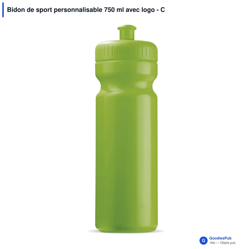 Bidon de sport personnalisable 750 ml avec logo - Classic - Image 7