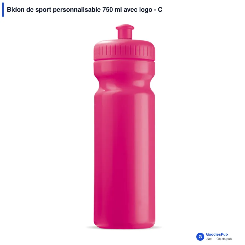 Bidon de sport personnalisable 750 ml avec logo - Classic - Image 9