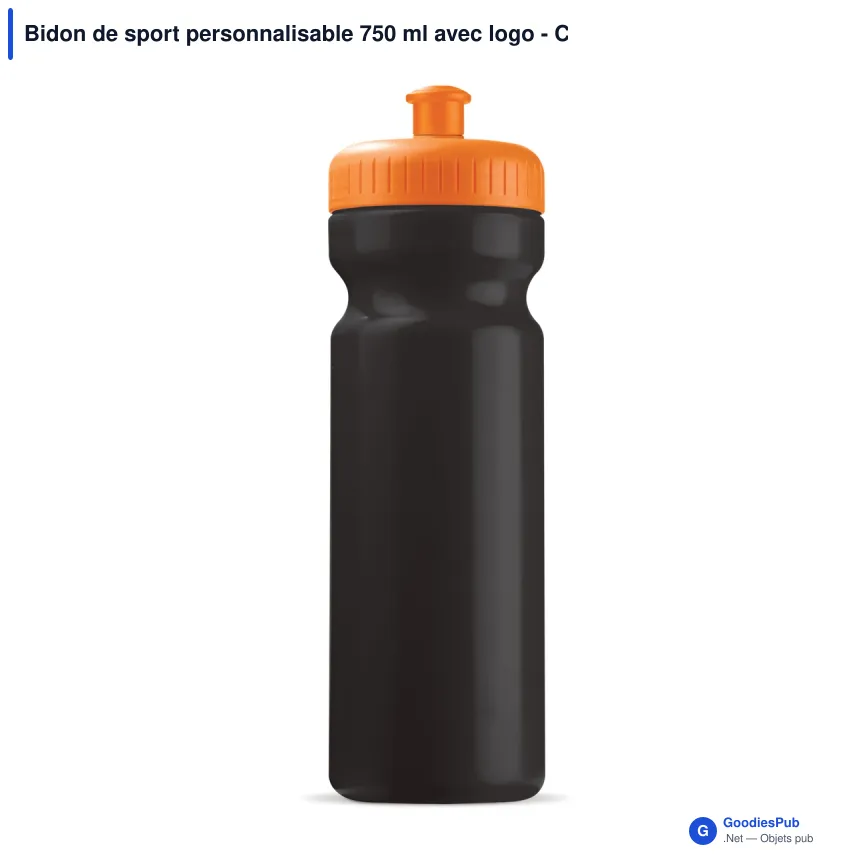 Bidon de sport personnalisable 750 ml avec logo - Classic - Image 10